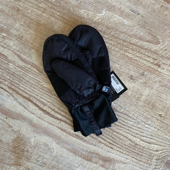 Isotoner Black Quilted SmartTouch Mittens - Picture 2 of 3